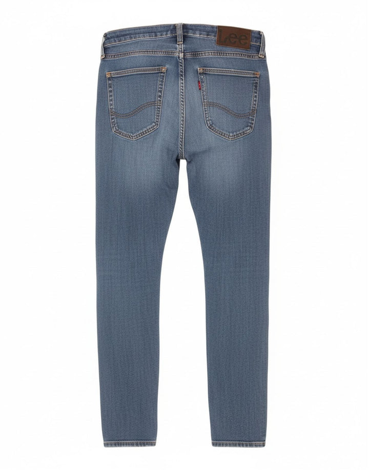 LEE Womens Malone Slim Jeans W28 L32 Blue Cotton