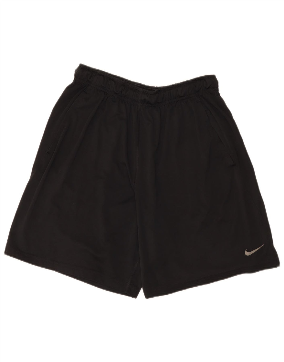 Nike Pantalones Cortos Deportivos Dri Fit para Hombre Grande Negro Poliéster