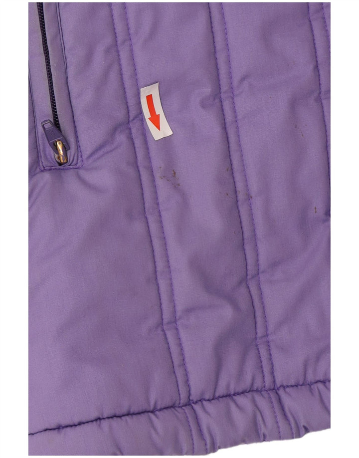 Univers Abrigo acolchado para mujer EU 42 Poliéster morado grande