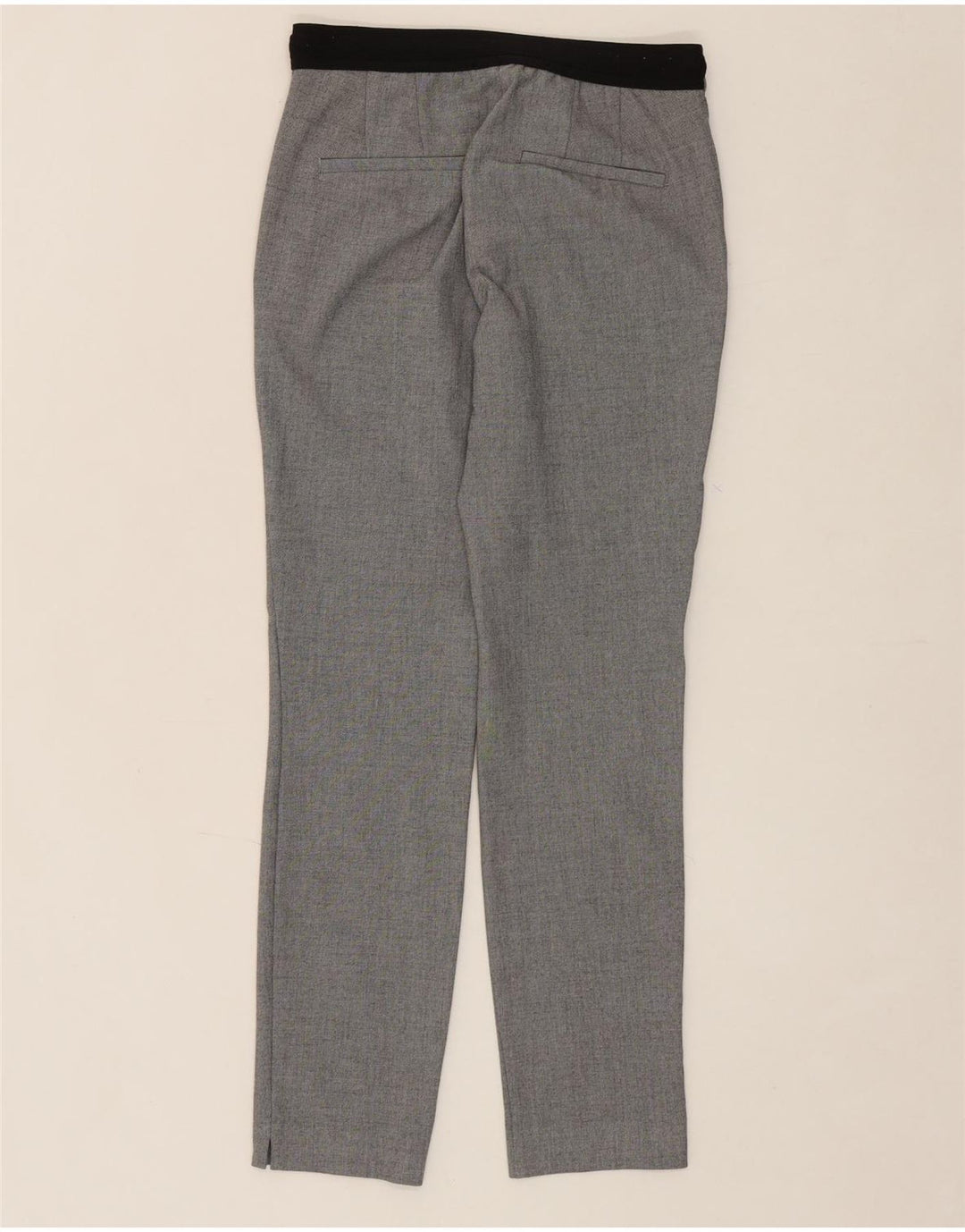 ZARA Womens Slim Chino Trousers XS W24 L27 Grey Polyester Vintage Zara and Second-Hand Zara from Messina Hembry 