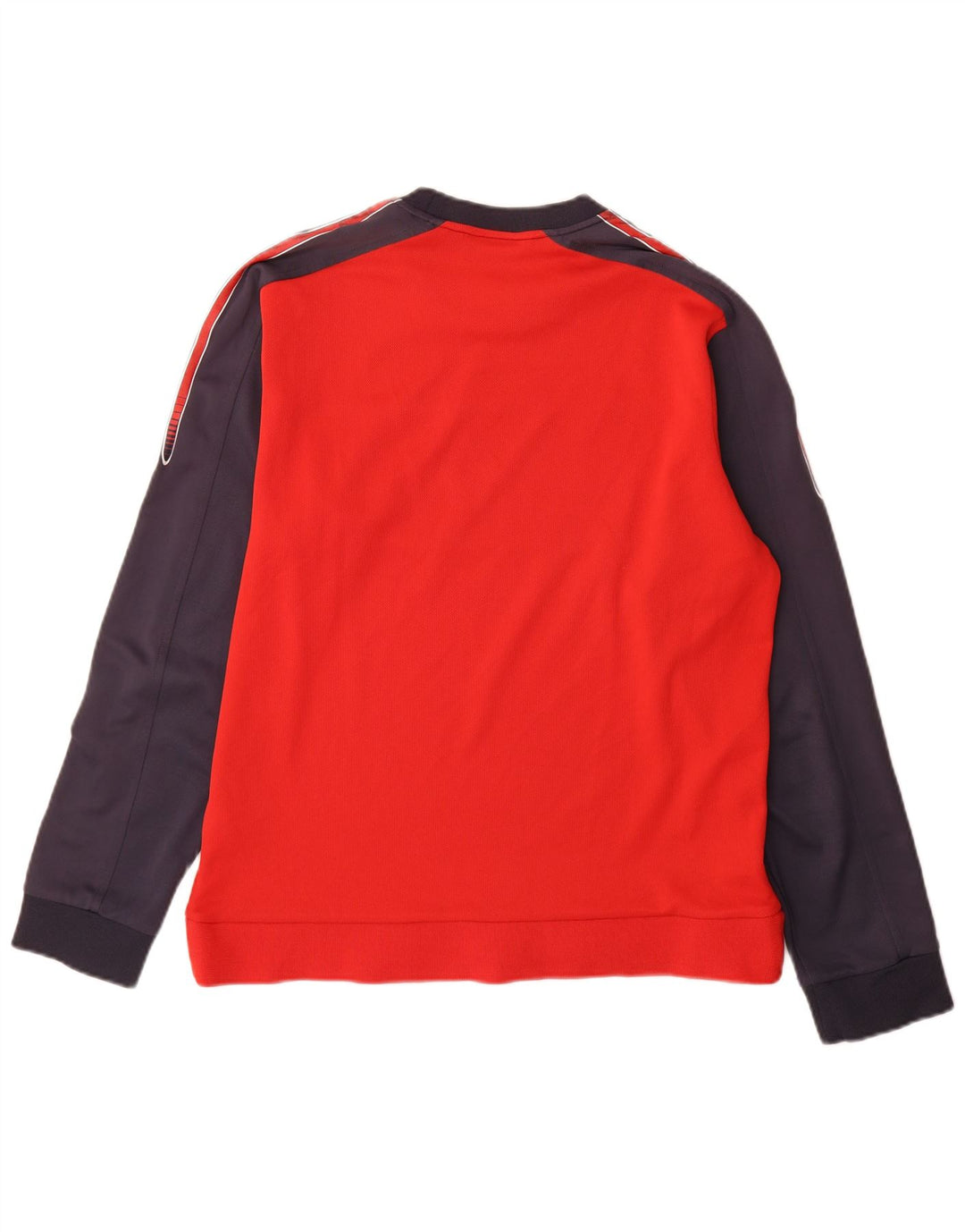 Sergio Tacchini Hombre Sudadera Gráfica Jumper Large Rojo Colorblock