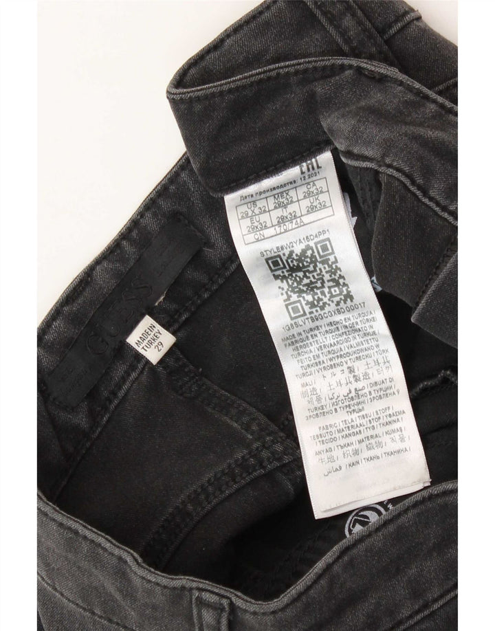 Guess Vaqueros Rectos Hombre W29 L32 Viscosa Negra