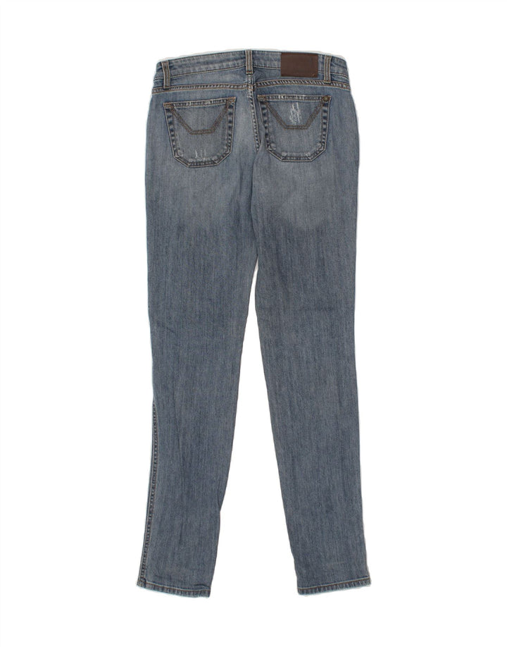 JECKERSON Womens Distressed Slim Jeans  W27 L33 Blue Cotton Vintage Jeckerson and Second-Hand Jeckerson from Messina Hembry 