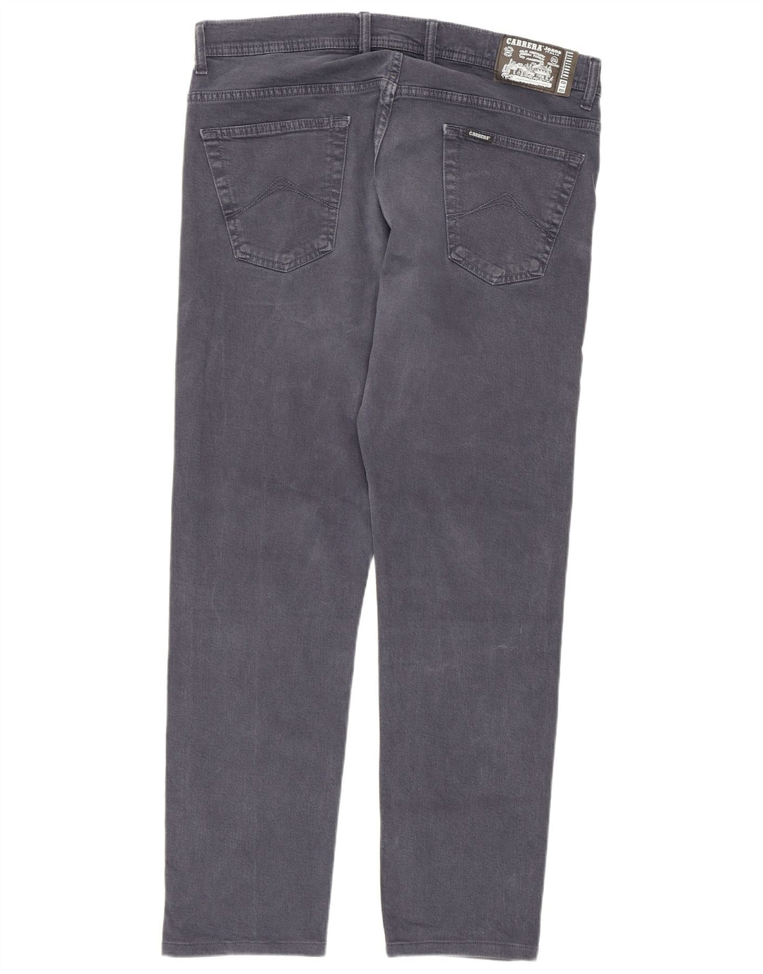 Carrera Mens 717 Slim Jeans W36 L30 Gris Algodón