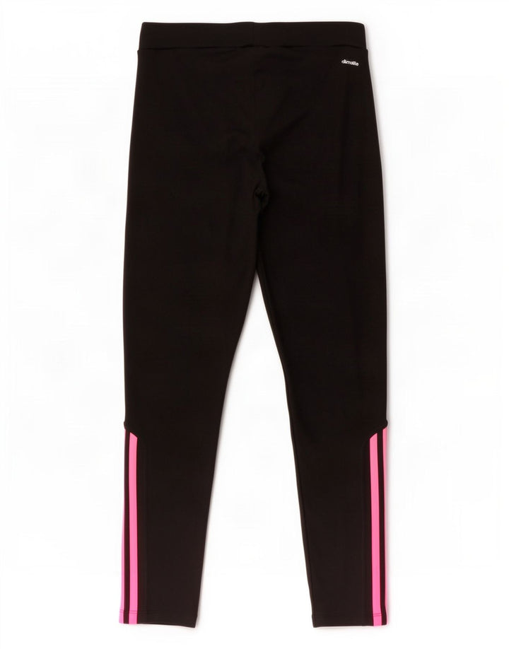 Adidas Leggings Climalite para mujer Reino Unido 12/14 Mediano Negro Poliéster