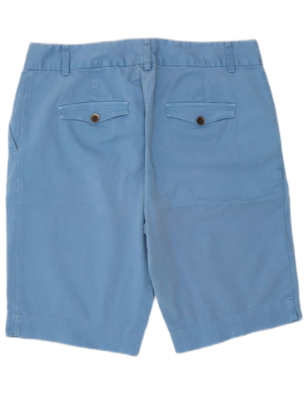 Zara Mujer Pantalones Cortos Chinos Grande W30 Algodón Azul