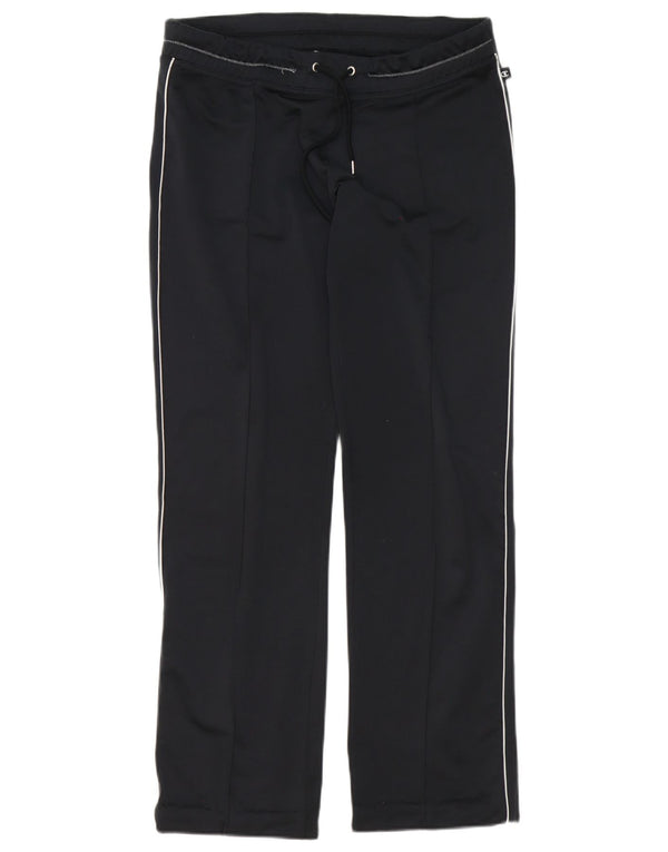 Champion Pantalones De Chándal Para Mujer UK 44 Grande Poliéster Negro