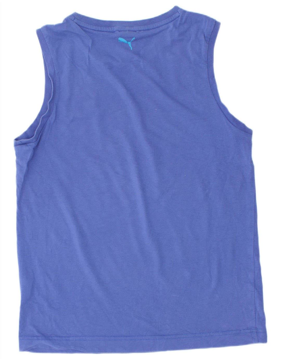 Puma Camiseta sin mangas gráfica para niños 13-14 años Azul