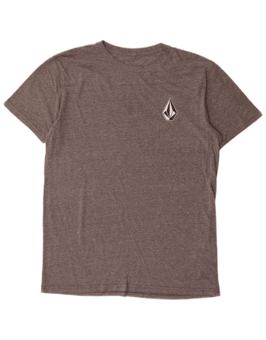 Volcom Camiseta gráfica para hombre Top Small Grey Cotton