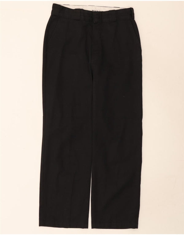 Dickies Pantalón chino recto para hombre W28 L27 Poliéster negro