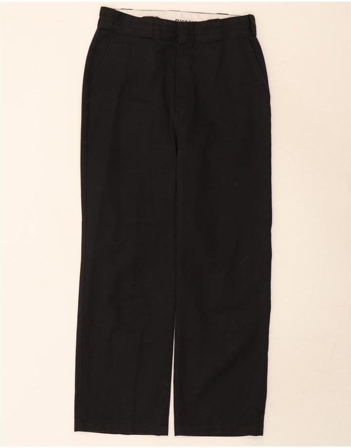 Dickies Pantalón chino recto para hombre W28 L27 Poliéster negro