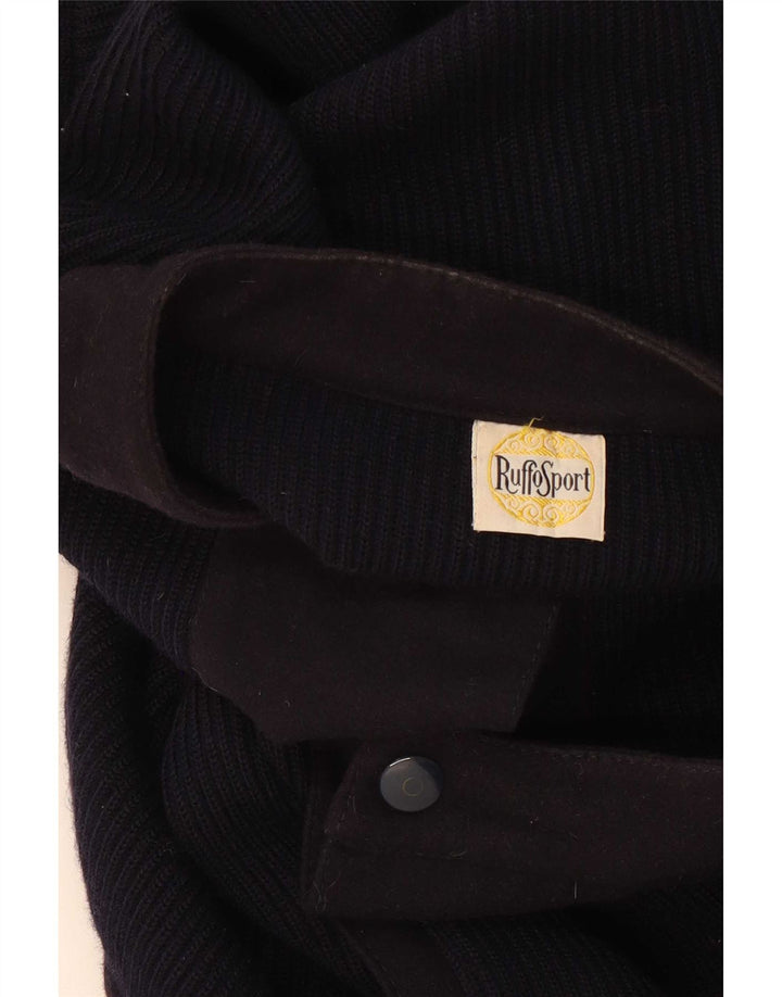 Ruffo Cárdigan Hombre XL Azul Marino