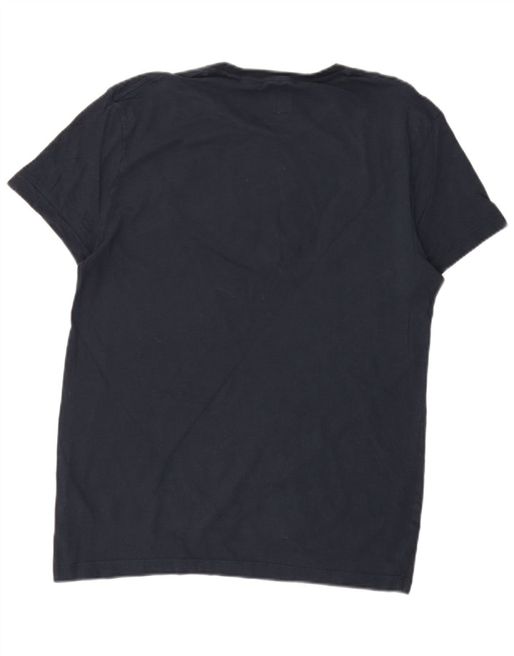 JACK WILLS Camiseta gráfica para hombre Top Medium Azul marino Algodón