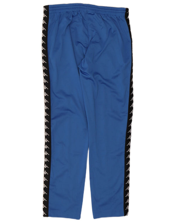 Kappa Hombre Pantalones De Chándal Gráfico XL Azul Colorblock Poliéster