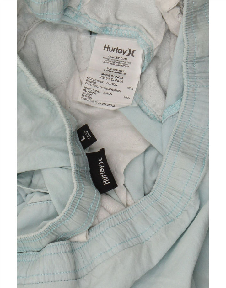 Hurley Pantalones cortos chinos para hombre grande W36 algodón azul