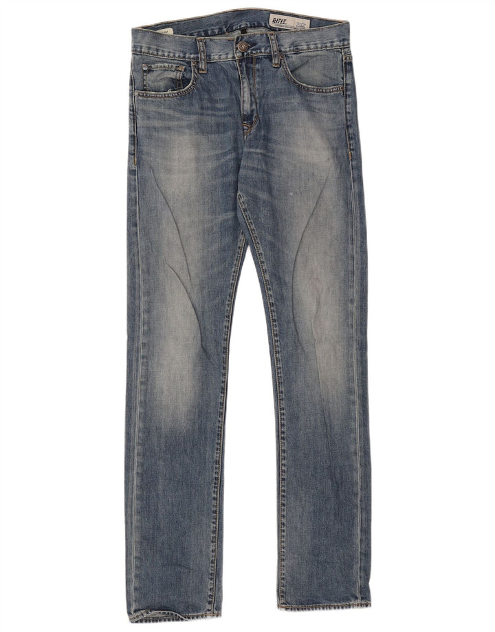 Vaqueros rectos para hombre Rifle W30 L33 Algodón azul
