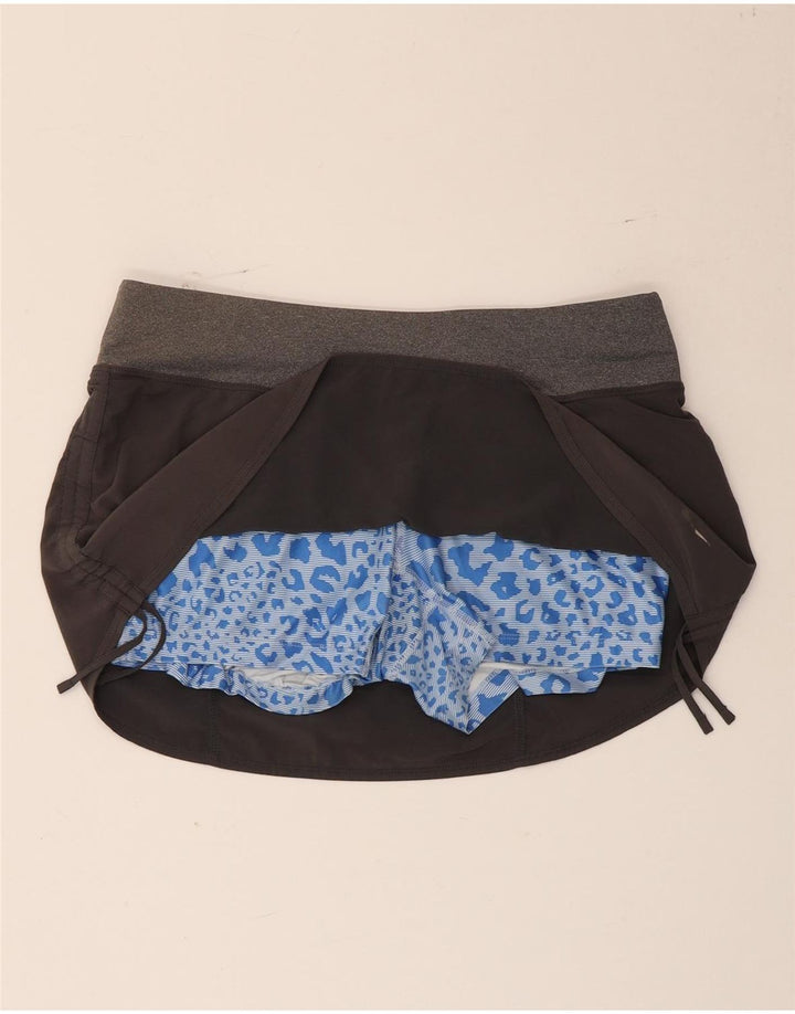 Nike Falda pantalón deportiva para mujer UK 40 Grande Gris Colorblock Poliéster