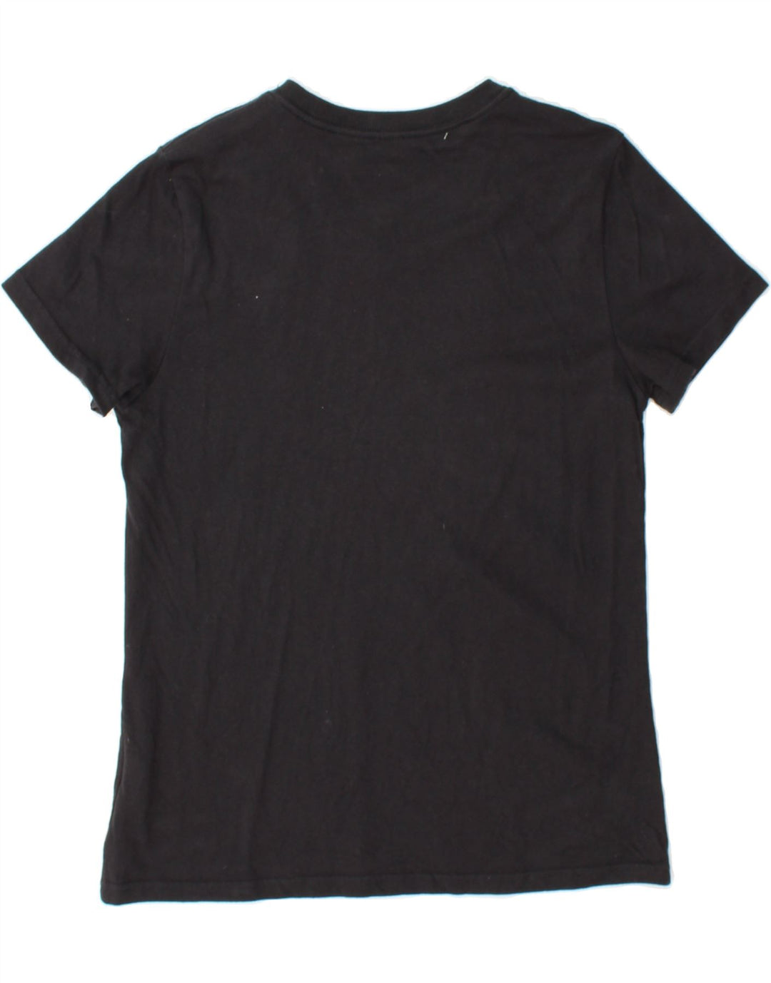 REEBOK Womens T-Shirt Top UK 12 Medium Black Cotton Vintage Reebok and Second-Hand Reebok from Messina Hembry 