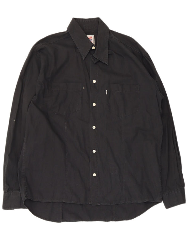 Camisa Levi's Hombre XL Algodón Negro