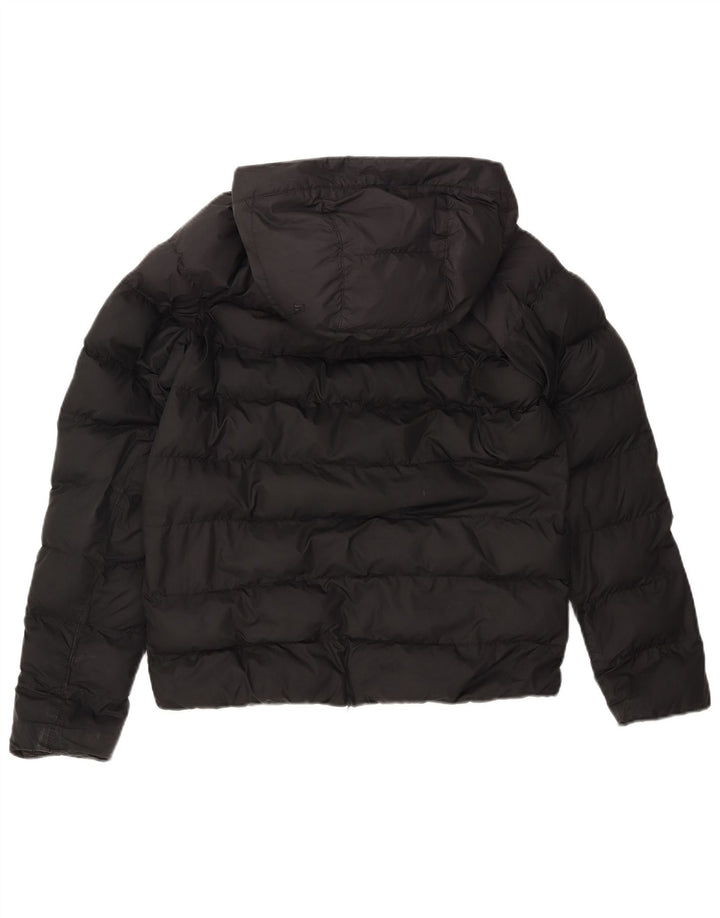 Nike Chaqueta acolchada con capucha para niño 13-14 años XL Negro Poliéster