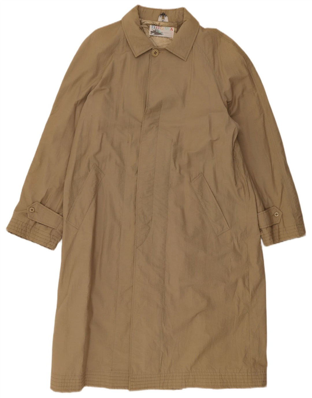 Abrigo vintage para hombre Reino Unido 38 Algodón beige medio