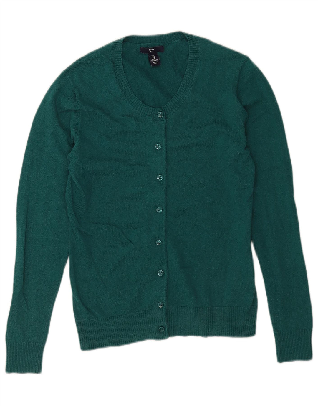 Gap - Cárdigan para mujer, talla 40, algodón verde medio