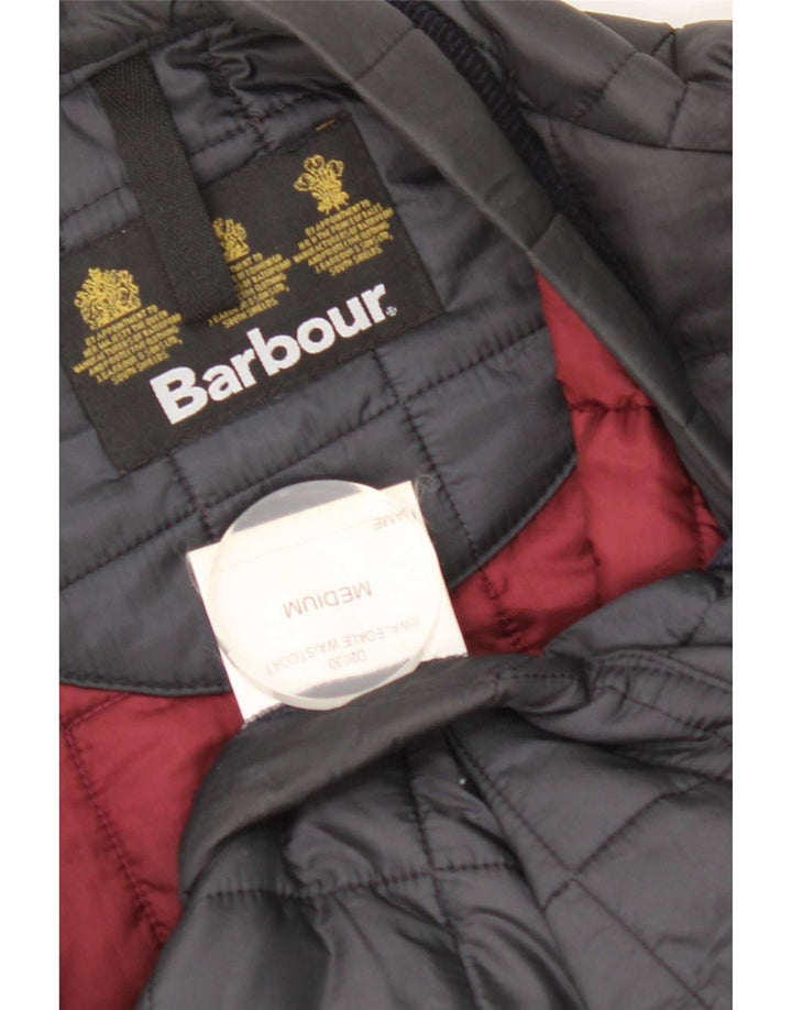Chaleco acolchado Barbour para hombre UK 38 Mediano Azul marino Poliamida