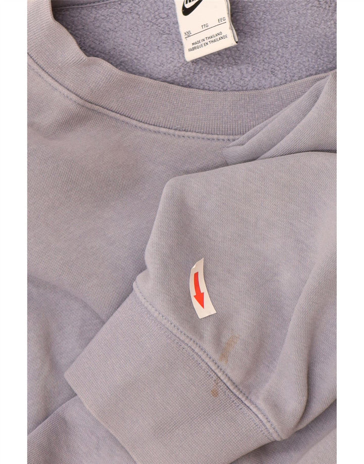 Nike - Sudadera con capucha para hombre, talla 2XL, algodón gris