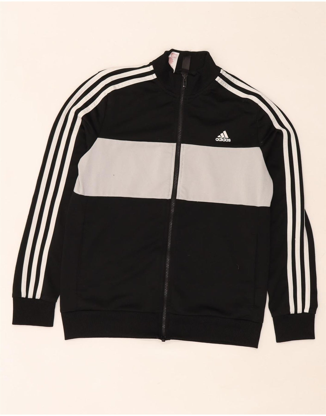 Adidas - Chaqueta de chándal para niño, 13-14 años, color negro