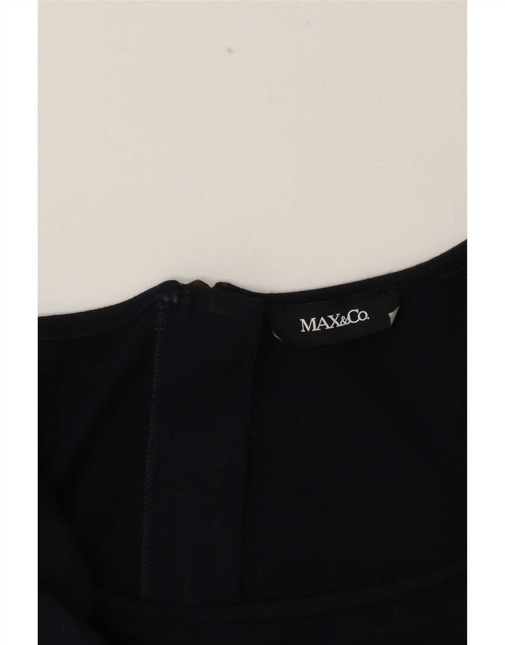 Max&Co. Vestido tubo para mujer UK 42 Azul marino mediano