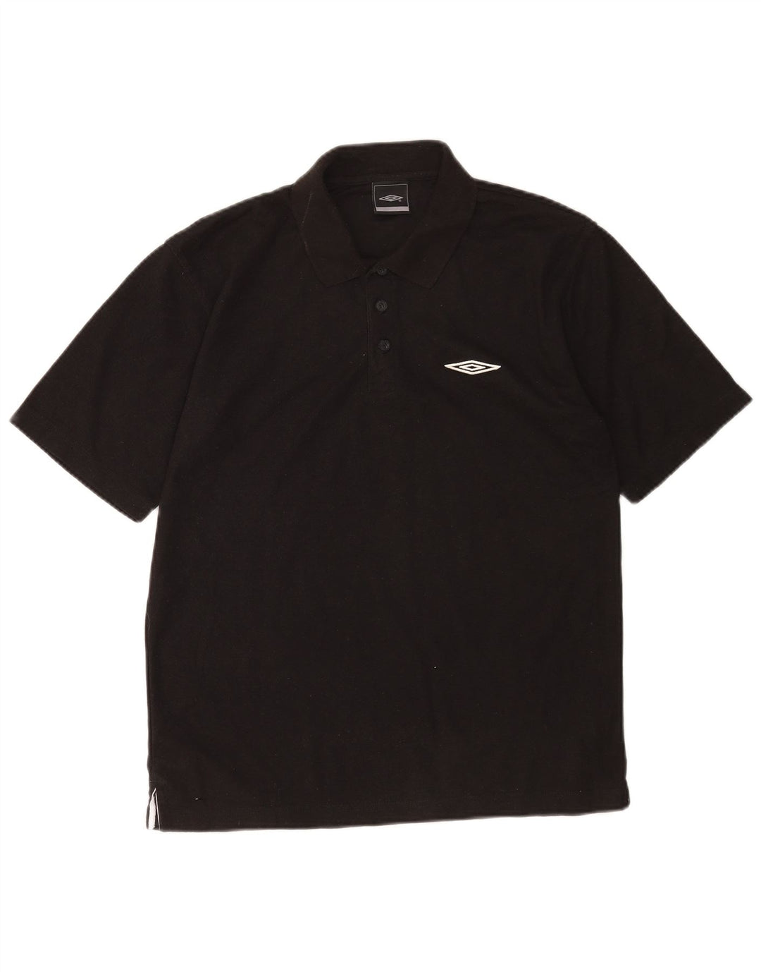 Polo Umbro Hombre Medium Negro Poliéster