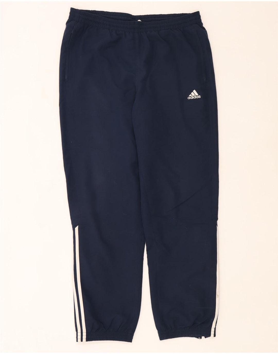 Adidas Hombre Pantalones De Chándal Joggers Grande Azul Marino Poliéster