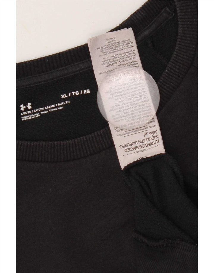 Under Armour Hombre Sudadera Jumper XL Negro Algodón