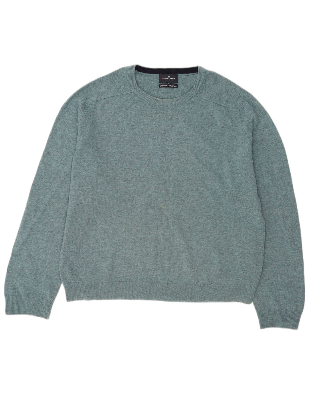 Marks & Spencer Suéter Azul Harbor con Cuello Redondo para Hombre XL Azul