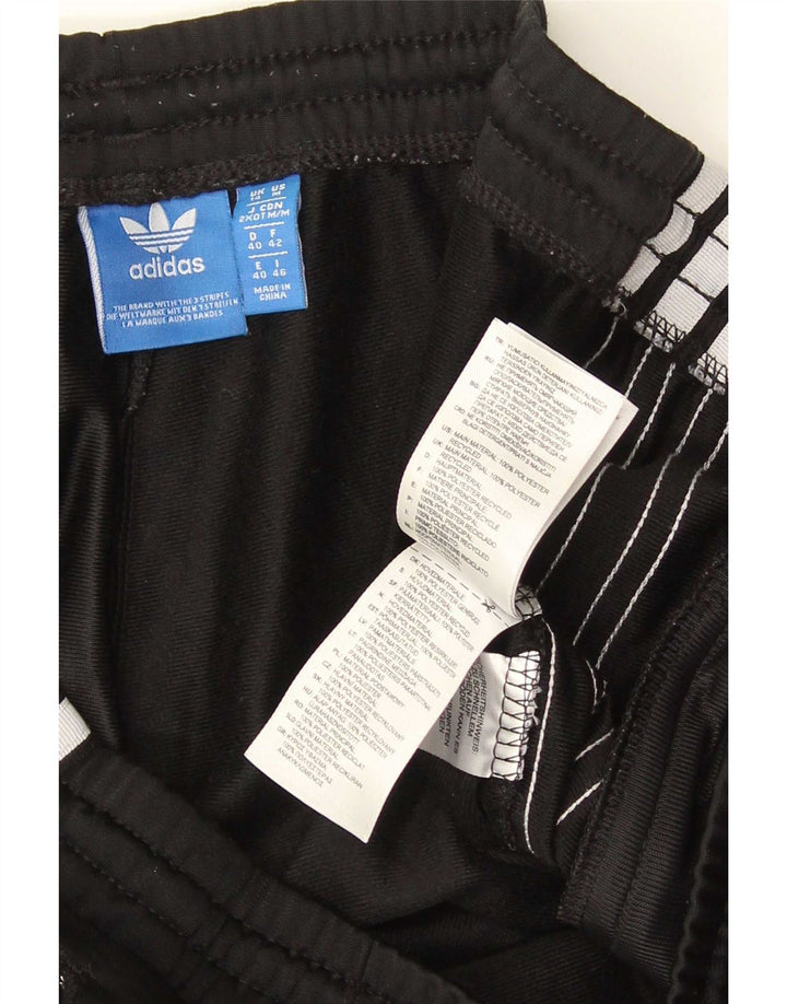 Adidas Pantalones de chándal para mujer UK 44 Grande Poliéster negro