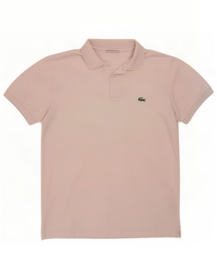Polo Lacoste para hombre talla 4 Algodón rosa mediano