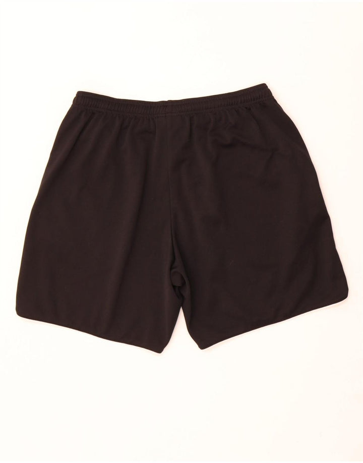 Champion Pantalones cortos deportivos para hombre Poliéster negro mediano