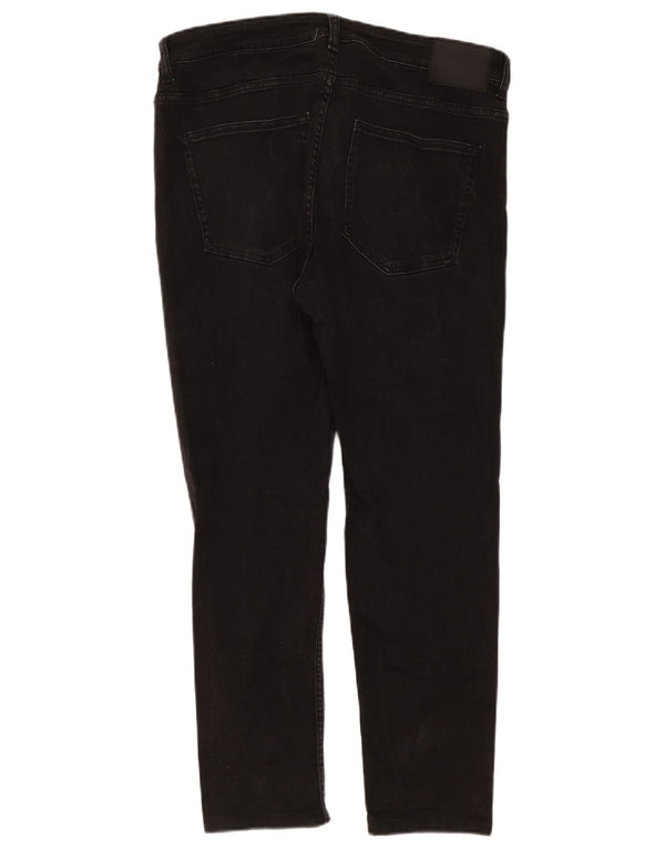 Zara Vaqueros Slim para Hombre EU 46 XL W36 L28 Negro