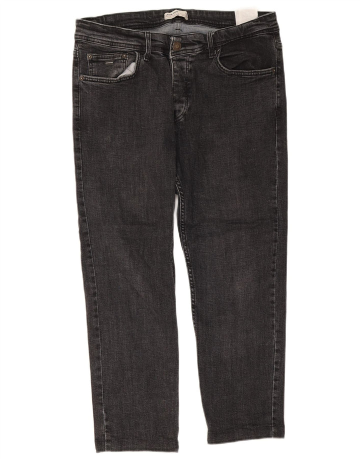 Jack & Jones Vaqueros recortados para hombre W34 L25 Gris