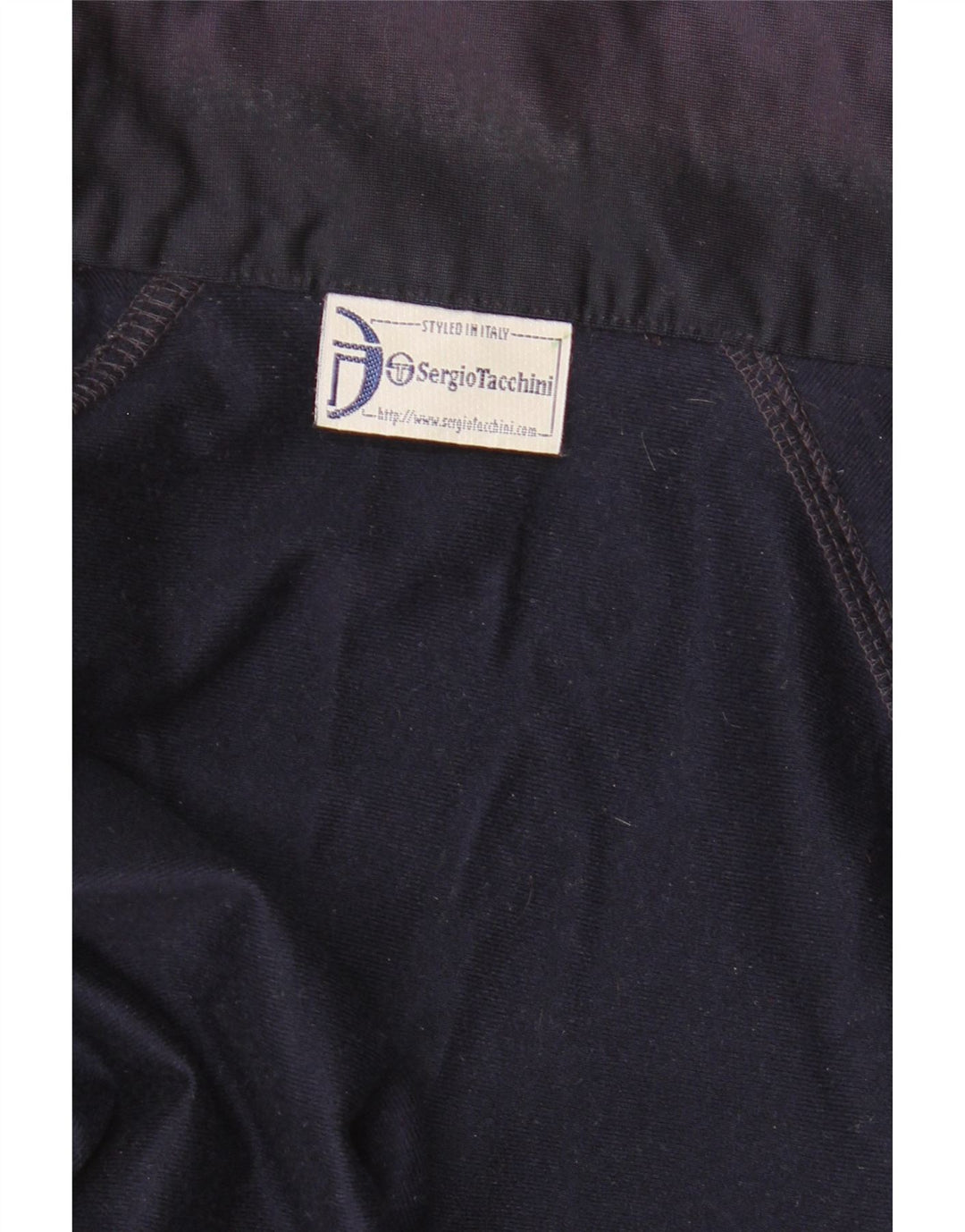 Sergio Tacchini Hombre Gráfico Chándal Top Chaqueta XL Azul Marino
