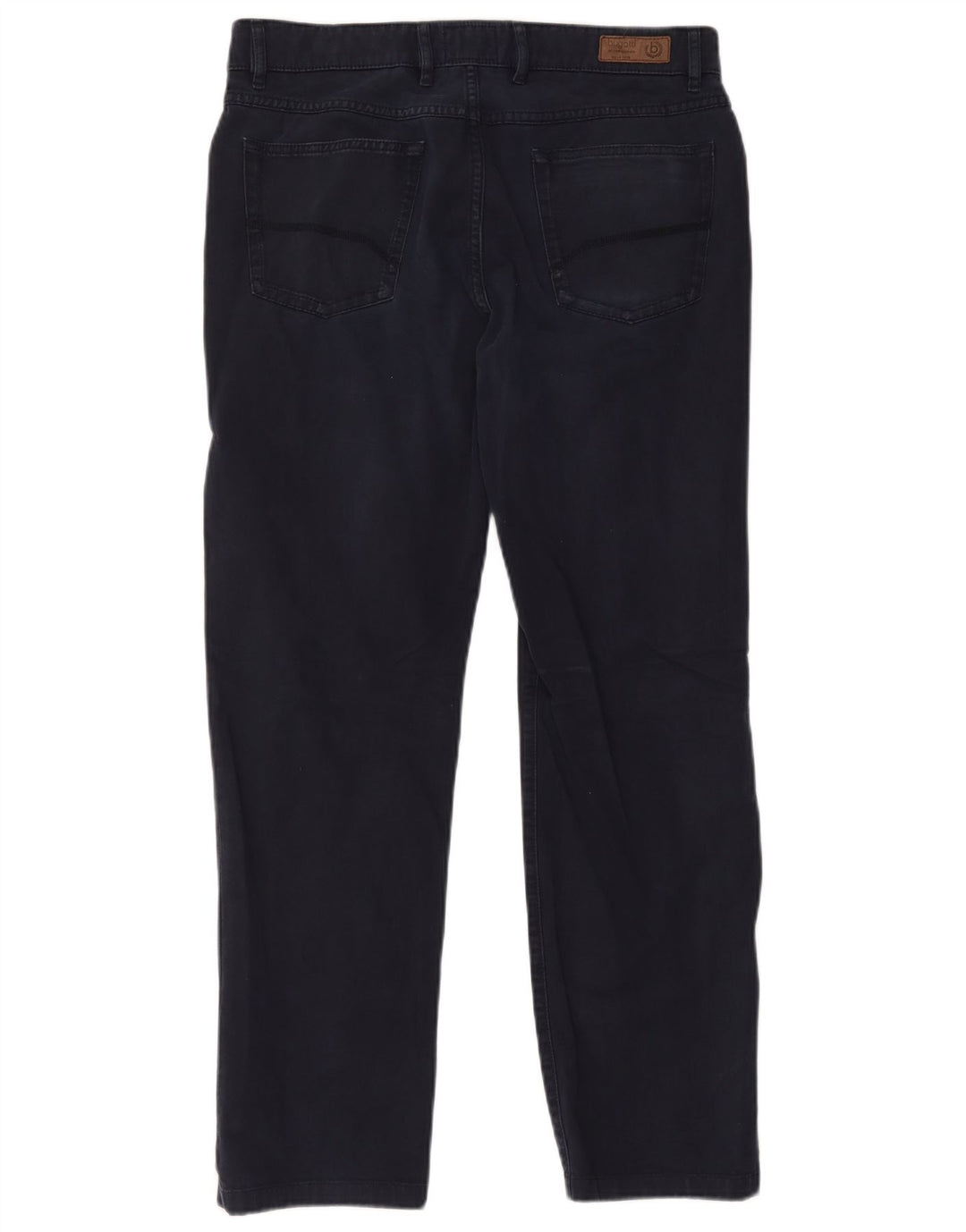 Bugatti Pantalones Casuales Rectos Para Hombre W34 L29 Azul Marino