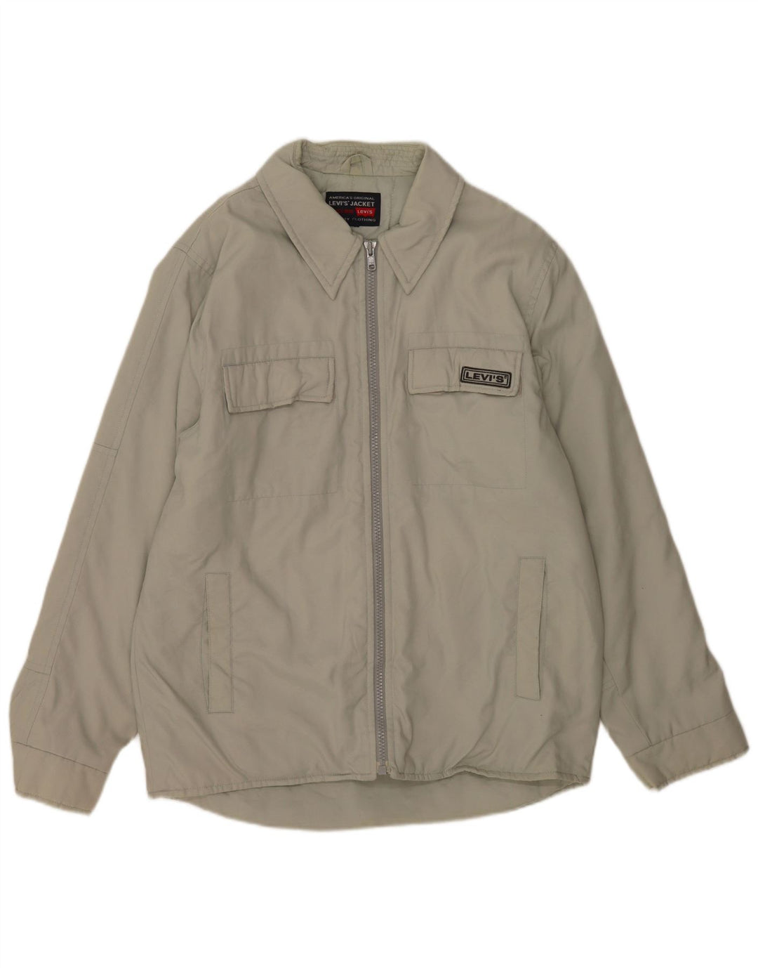 Levi's Chaqueta utilitaria para hombre Reino Unido 40 Grande Poliamida gris