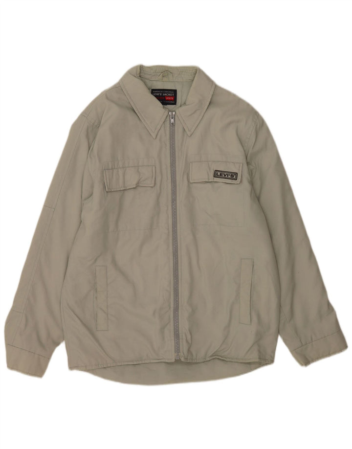 Levi's Chaqueta utilitaria para hombre Reino Unido 40 Grande Poliamida gris