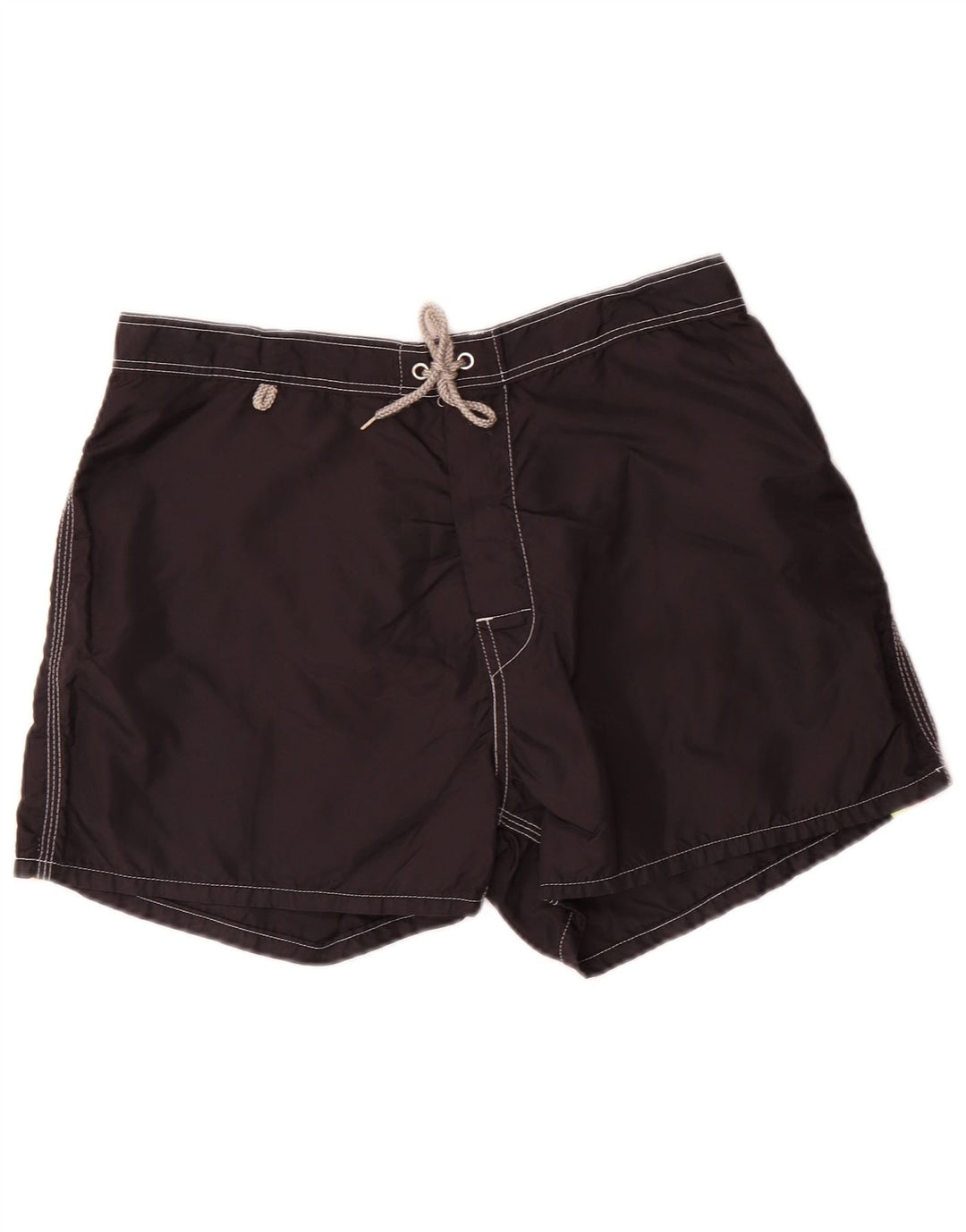 Sundek Bañador para hombre, talla grande, nailon negro
