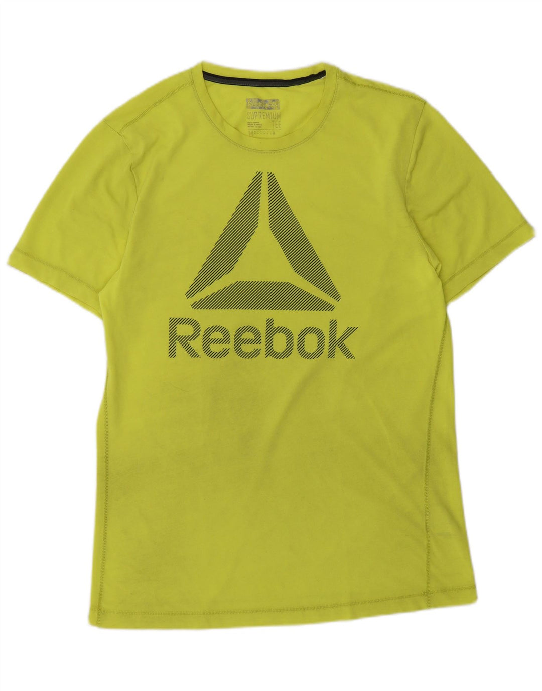Camiseta Reebok Hombre Graphic Top Poliéster Verde Medio