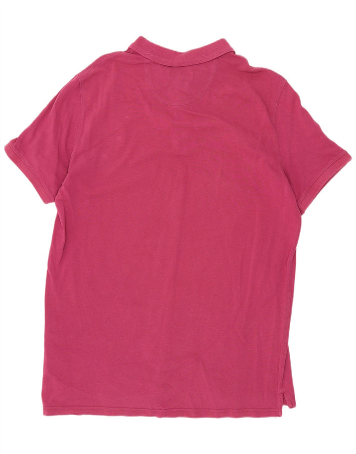 Polo Massimo Dutti Hombre XL Algodón Rosa