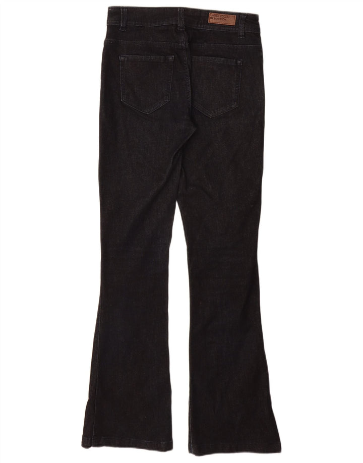 Vaqueros Bootcut Mujer Benetton W27 L30 Azul Marino Algodón