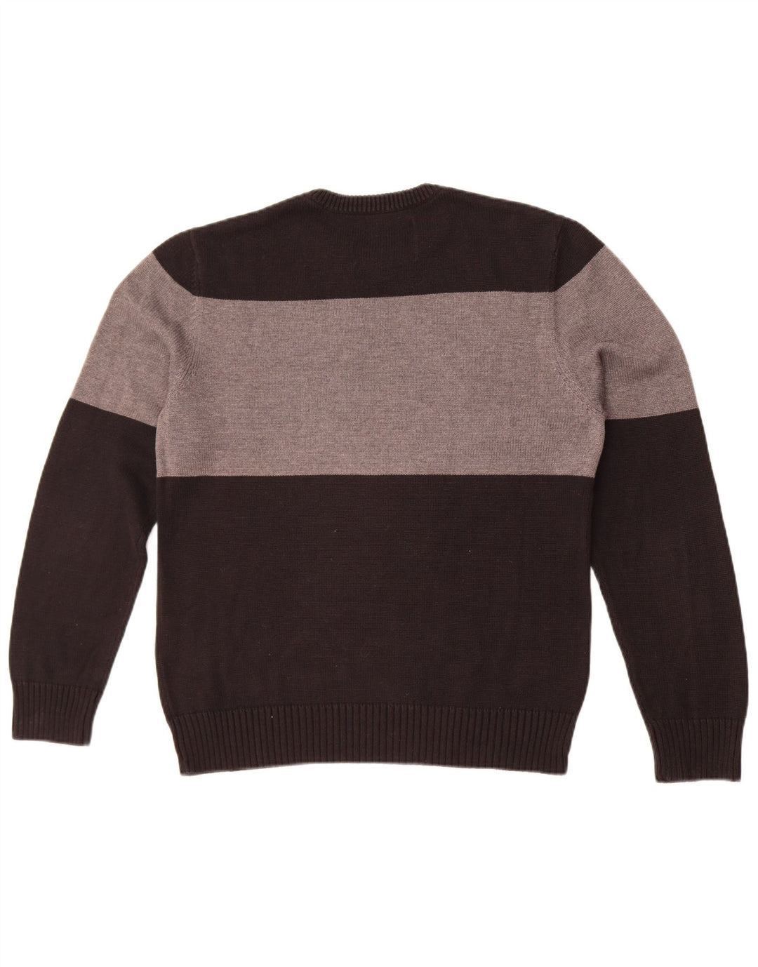 Guess Jersey Con Cuello Redondo De Algodón Color Block Medium Negro Hombre