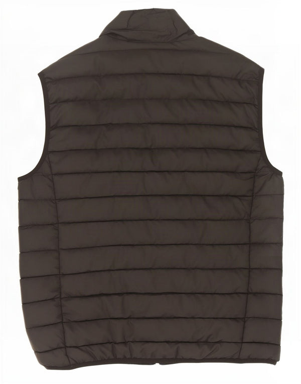 Zara Hombre Chaleco Acolchado UK 42 XL Negro