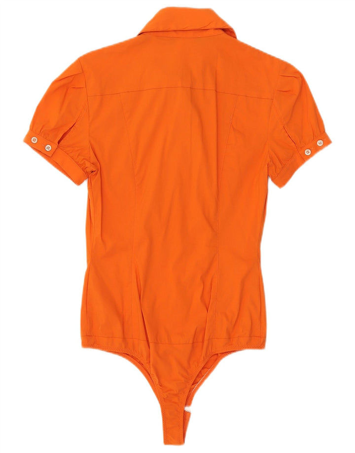 PATRIZIA PEPE Body Mujer IT 42 Medio Naranja Algodón